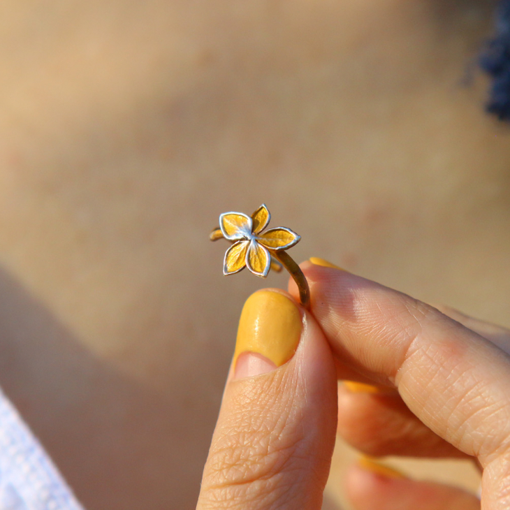 Rings in silver, Hydrangea , фото 5