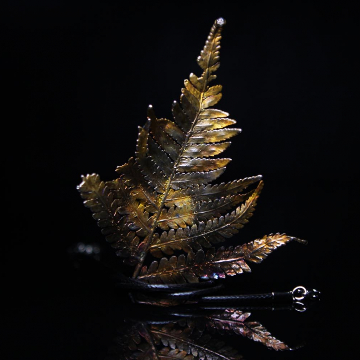 Кулон Fern Flower в серебре, Папоротник, фото 2