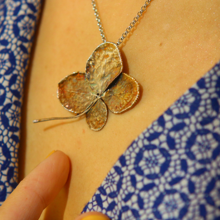 Pendant in silver, Clover, фото 2