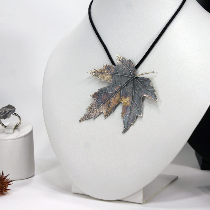 Кулон в серебре Love Alchemy, Клен, фото 2