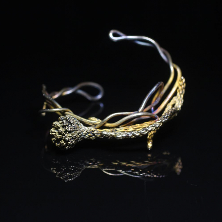 Браслет в серебре Flora, Бруния, фото 2