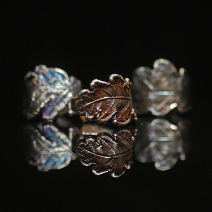 Кольцо в серебре Love Alchemy, Дуб, фото 2