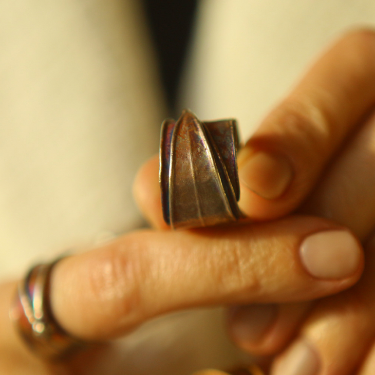 Ring in silver,Oleander, фото 4