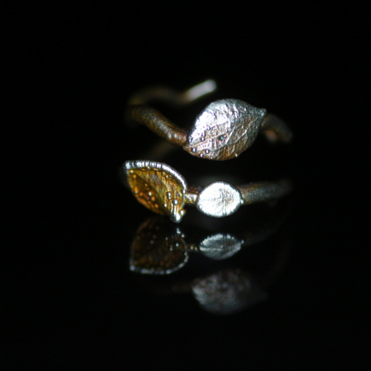 Ring in silver, Hydrangea , фото 4