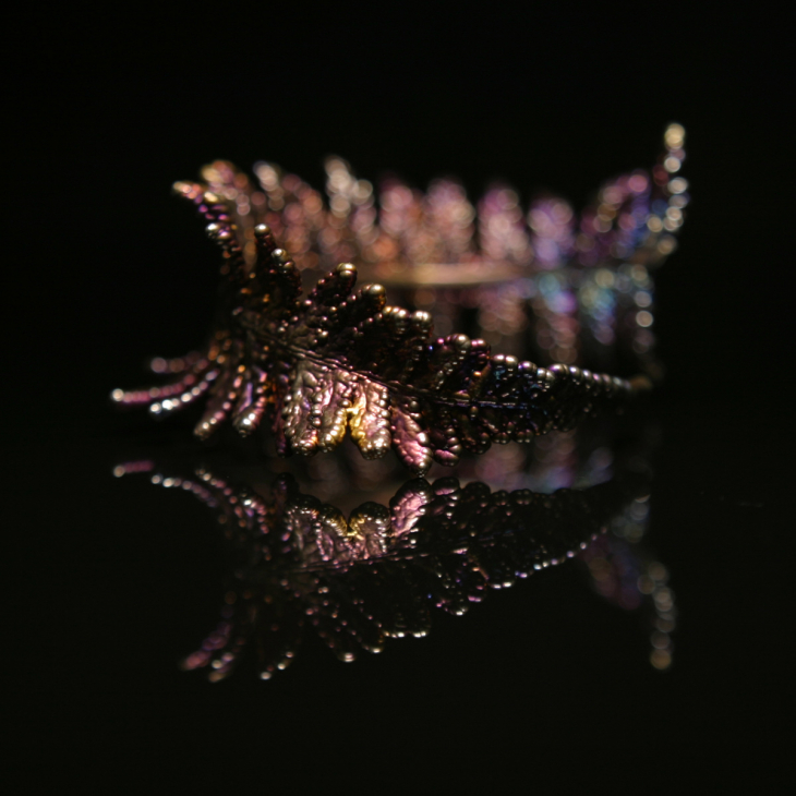 Браслет Fern Flower в серебре, Папоротник, фото 2