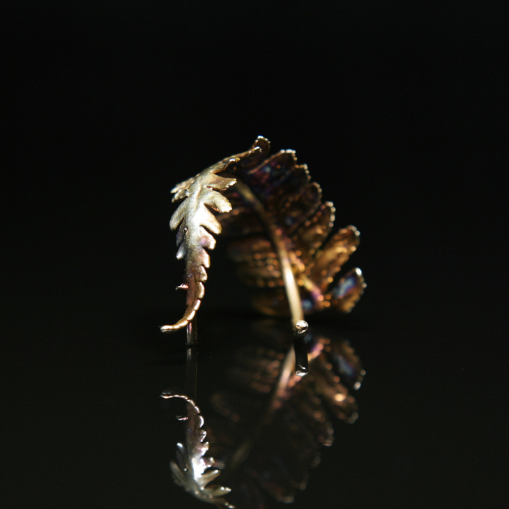 Кольцо в серебре Fern Flower, Папоротник, фото 2