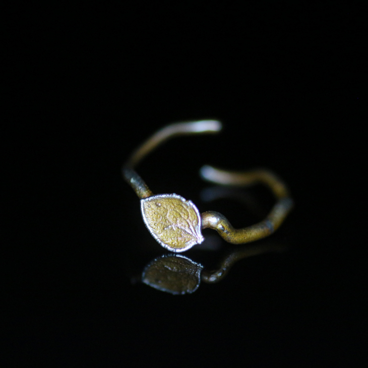 Ring in silver, Hydrangea , фото 4