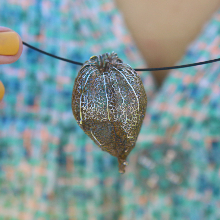 Pendant in silver, Physalis, фото 4