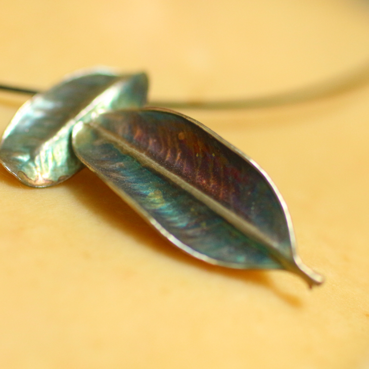 Boxwood pendant in silver, фото 2