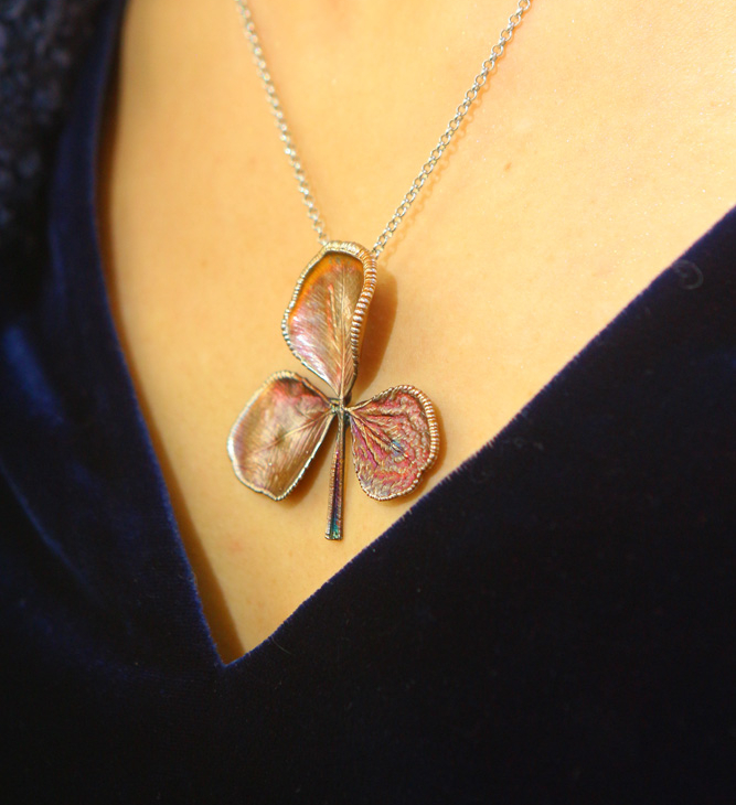 Pendant in silver, Clover, фото 2
