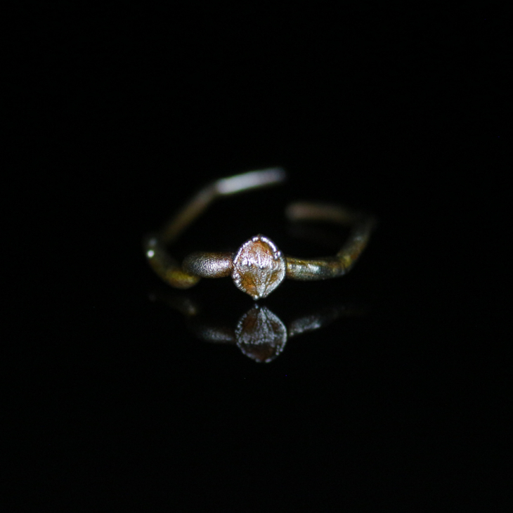 Ring in silver, Hydrangea , фото 4