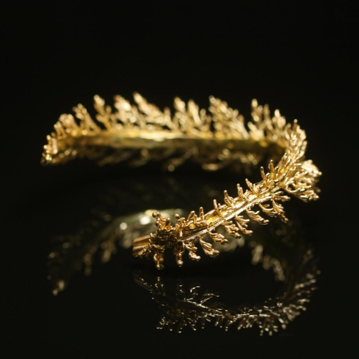 Браслет Flora в золоте, Тысячелистник, фото 5