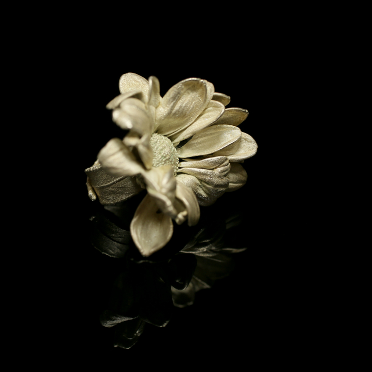 Кольцо в серебре Fleur de Magique, Хризантема, фото 3