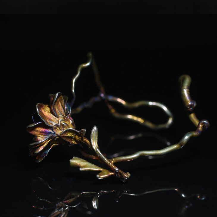 Браслет в серебре Fleur de Magique, Хризантема, фото 2