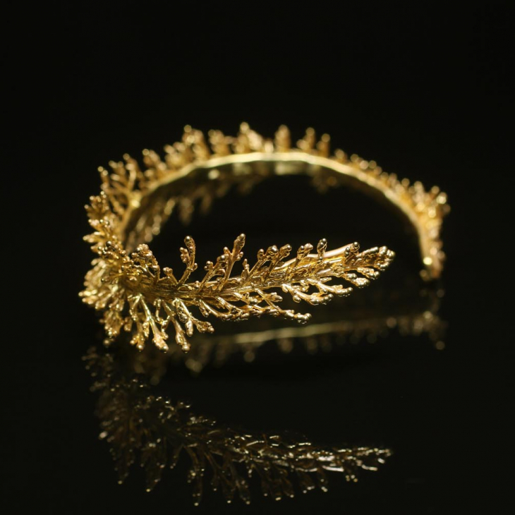 Браслет Flora в золоте, Тысячелистник, фото 2