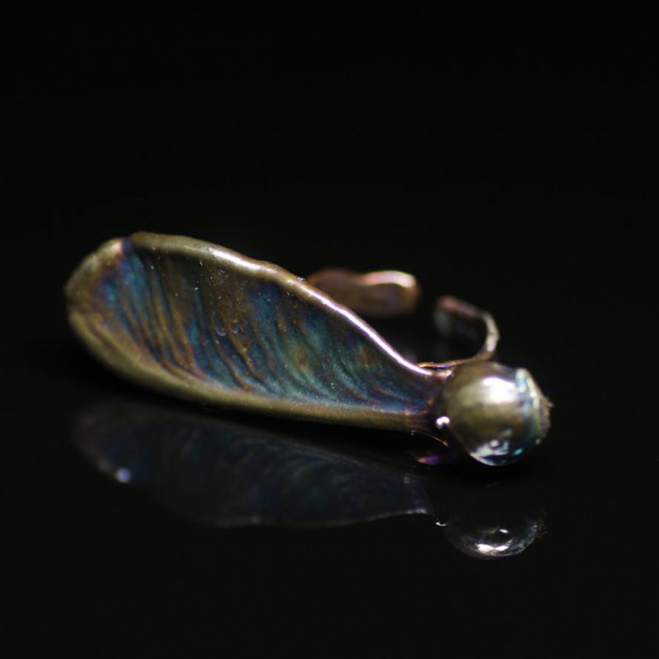 Кольцо в серебре Love Alchemy, Клен, фото 2