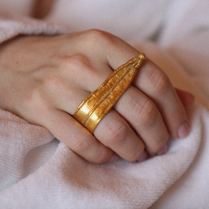 Кольцо в золоте Poison, Олеандр, фото 3