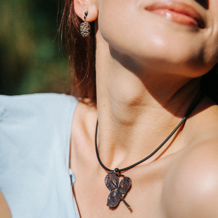 Кулон Black Forest, Клевер, фото 2