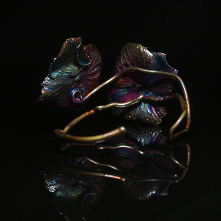 Браслет в серебре Fleur de Magique, Гортензия , фото 2