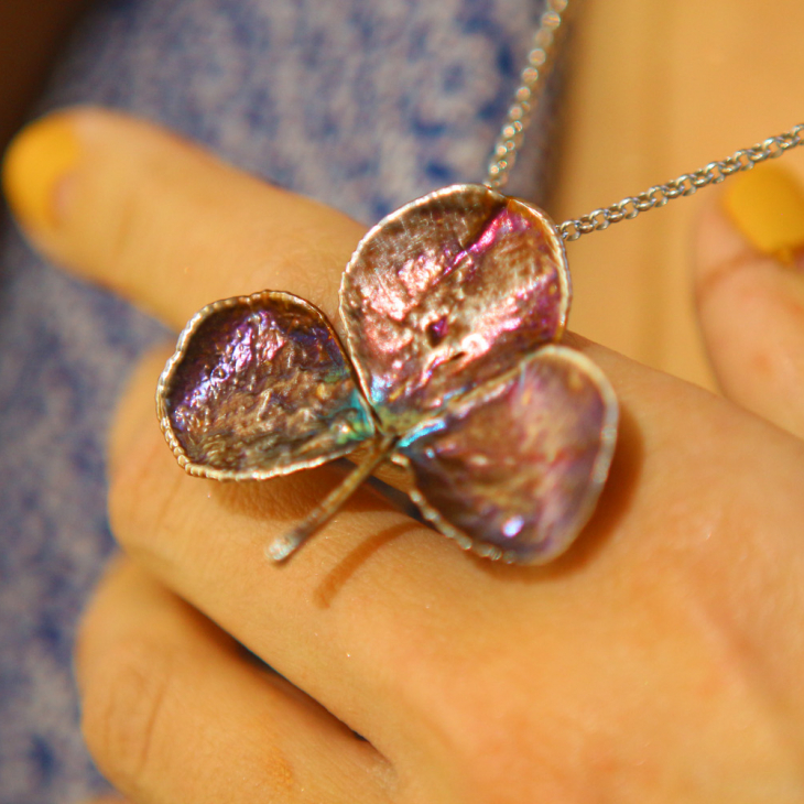 Pendant in silver, Clover, фото 3