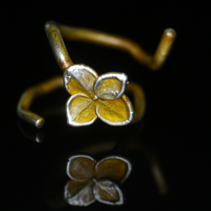 Rings in silver, Hydrangea , фото 5