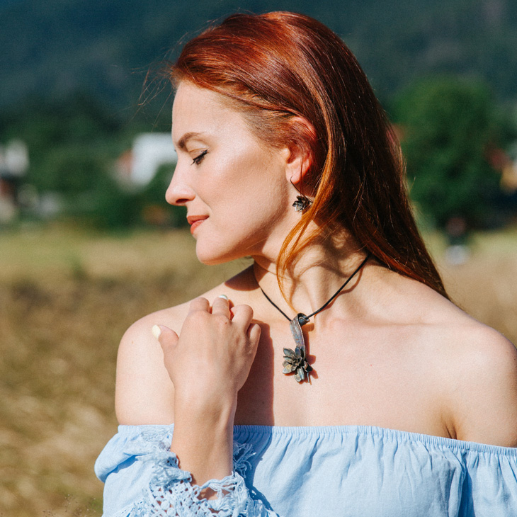 Кулон в серебре Love Alchemy, Эхеверия, фото 3