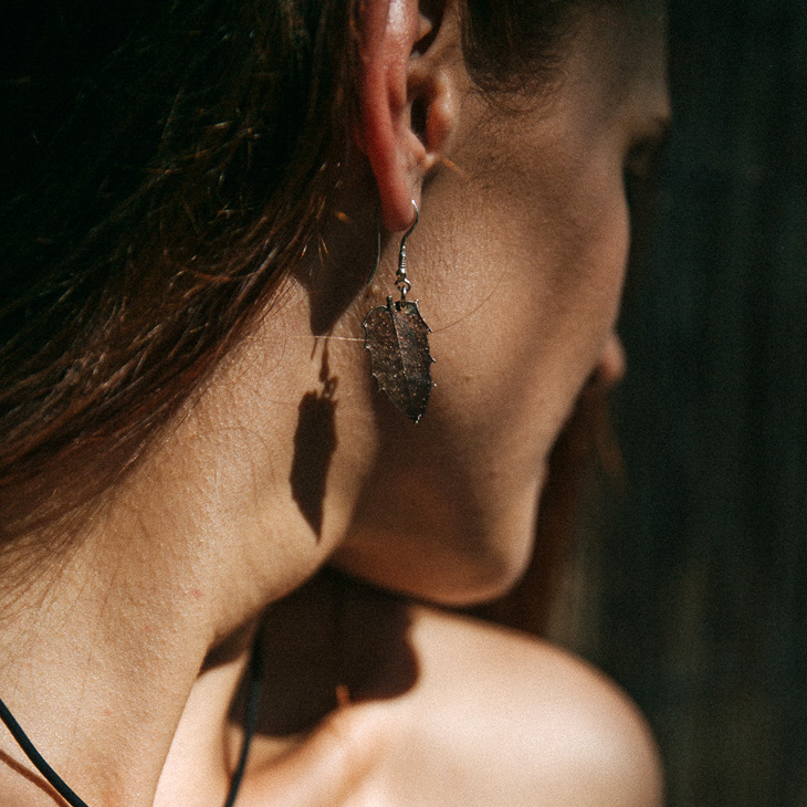 Серьги в серебре Love Alchemy, Дуб, фото 3