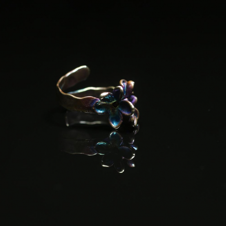 Кольцо в серебре Fleur de Magique, Сирень, фото 2