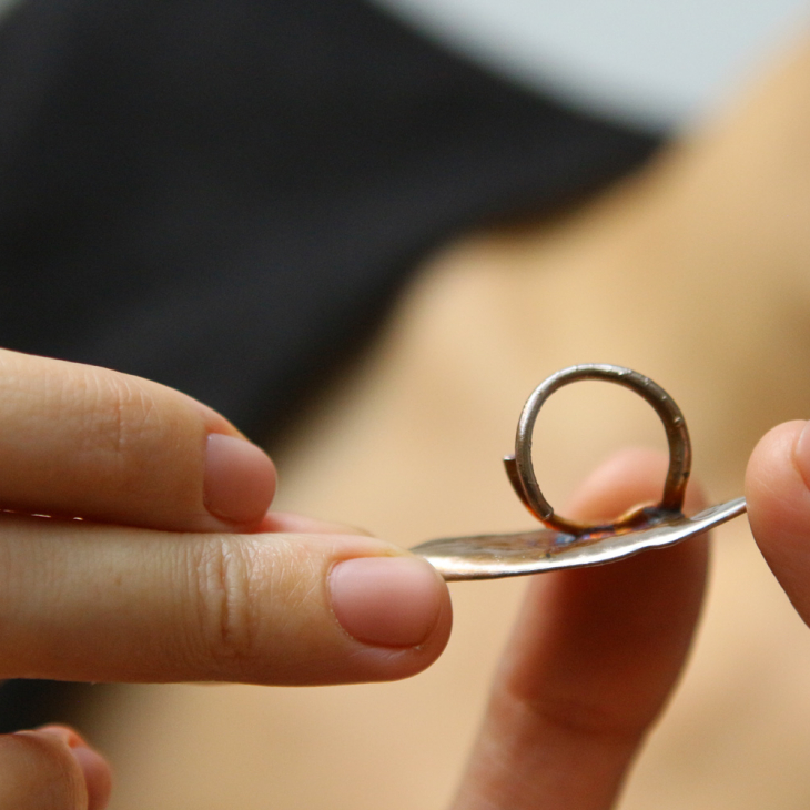 Laurel leaf ring in Silver, фото 3