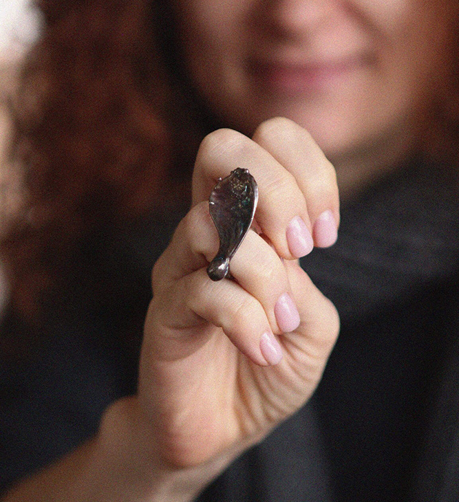 Кольцо в серебре Love Alchemy, Клен, фото 2