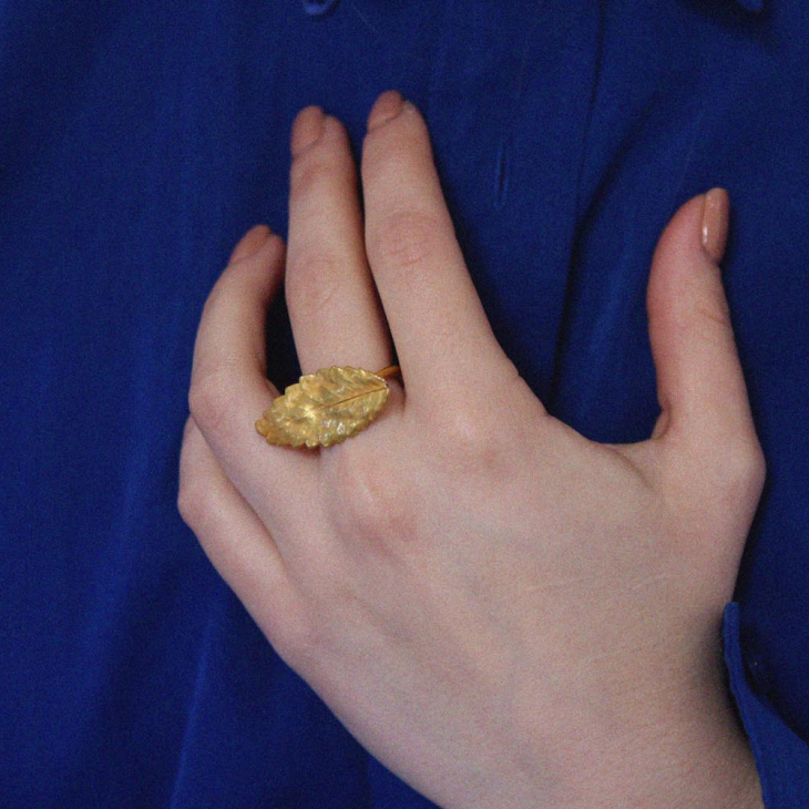 Кольцо в золоте Love Alchemy, Вяз, фото 1