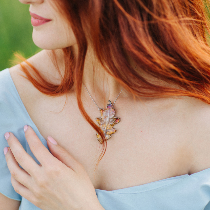 Кулон в железе, Красный Дуб, фото 2