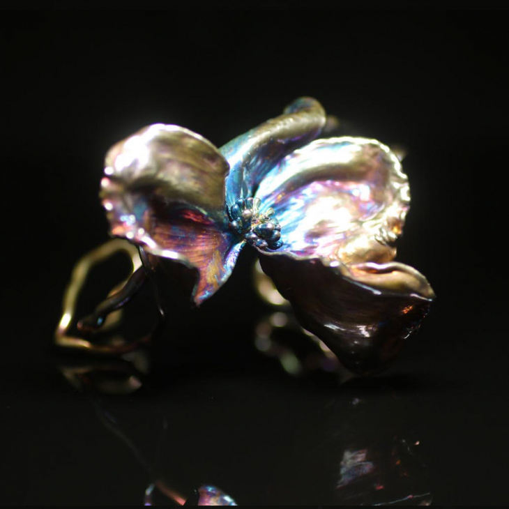 Браслет в серебре Fleur de Magique, Магнолия, фото 2