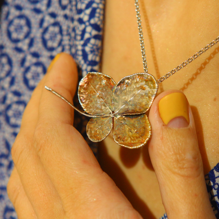 Pendant in silver, Clover, фото 4