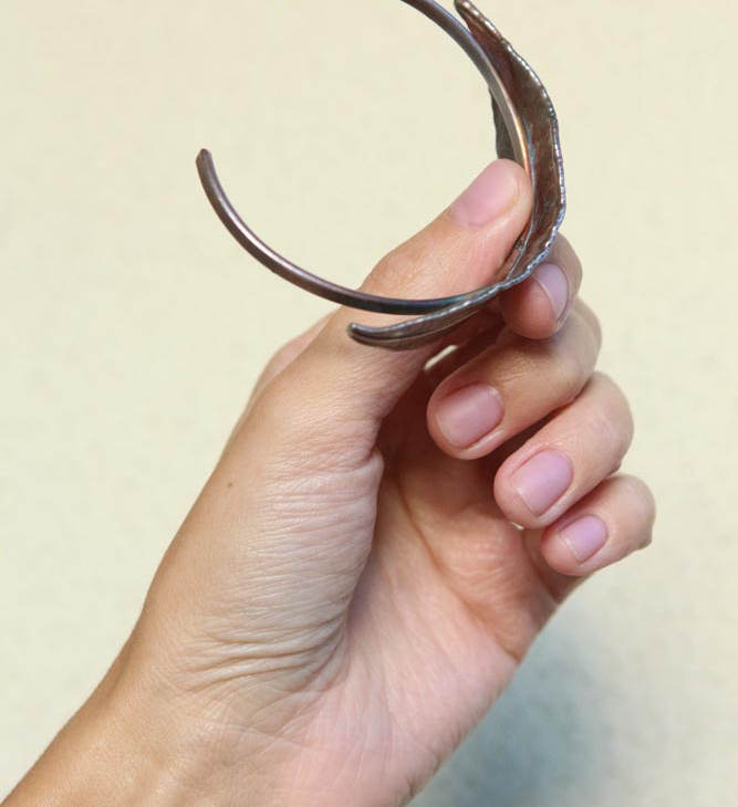 Laurel leaf bracelet in silver, фото 3