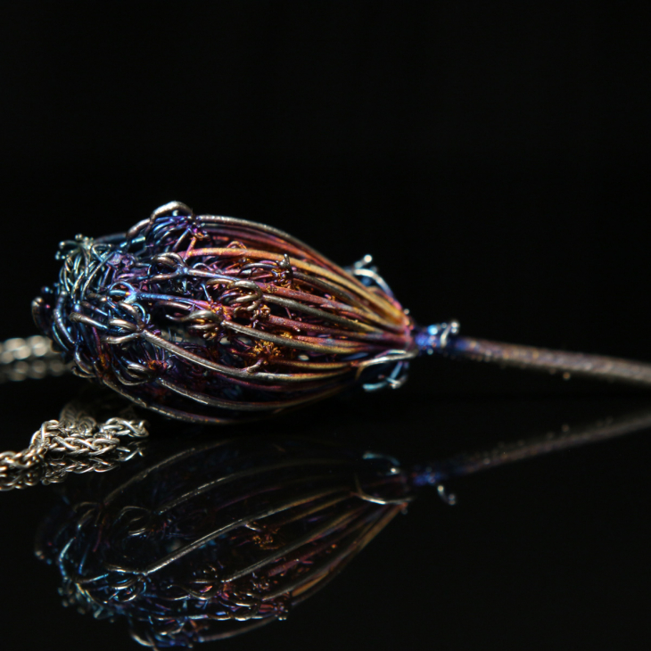 Кулон в серебре Fleur de Magique, Тмин, фото 3