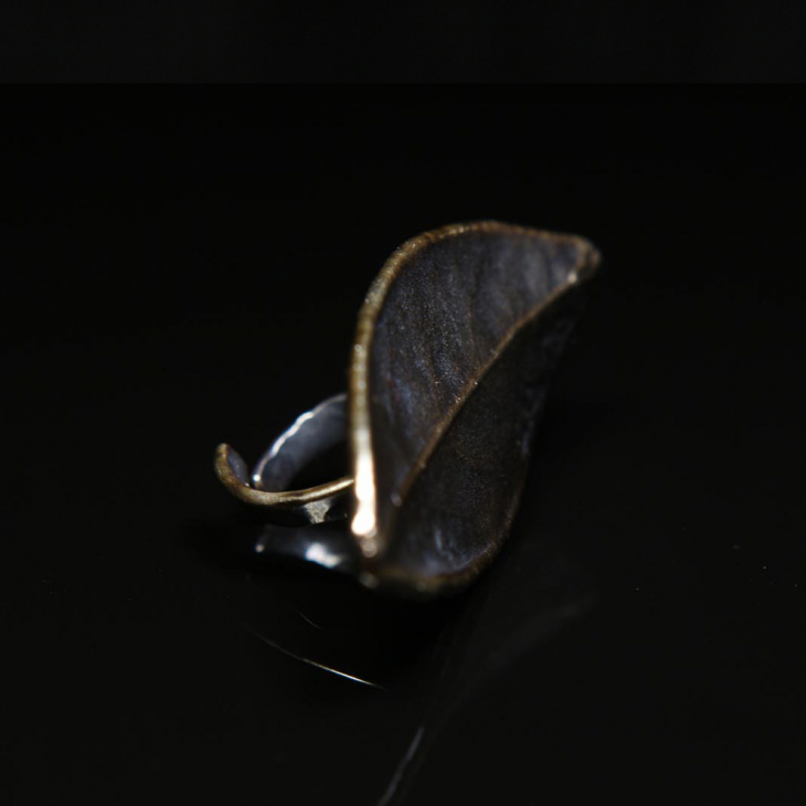 Кольцо в серебре Love Alchemy, Лавр, фото 2