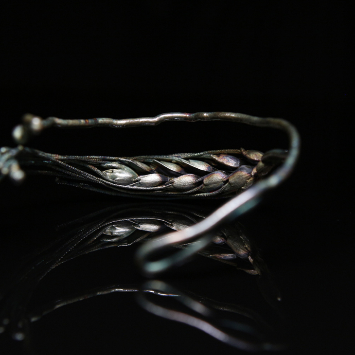 Браслет в серебре Flora, Пшеница, фото 3