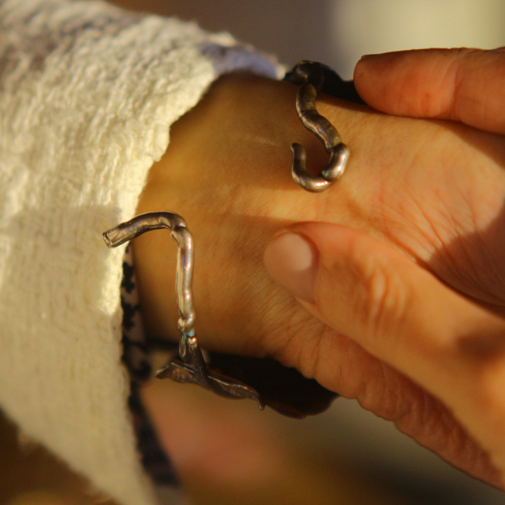 Bracelet in silver ,Oak, фото 14