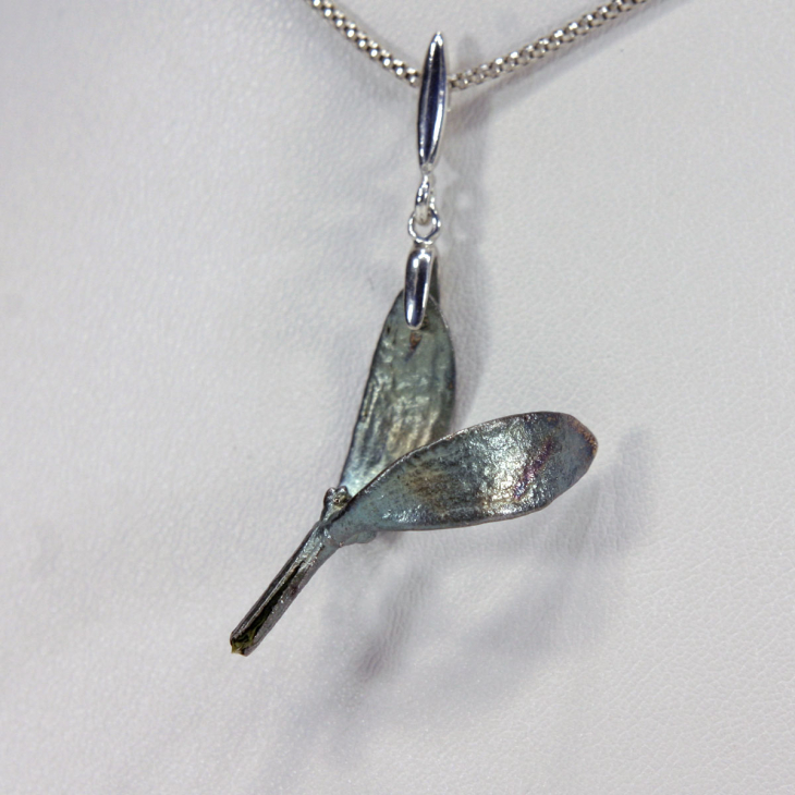 Кулон в серебре Poison, Омела, фото 2