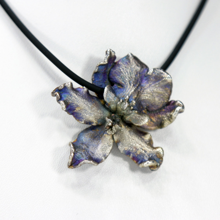 Кулон в серебре Fleur de Magique, Орхидея, фото 2
