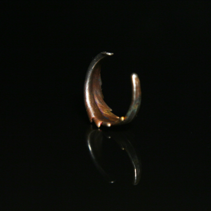 Кольцо в серебре Melancholy, Каннабис , фото 3