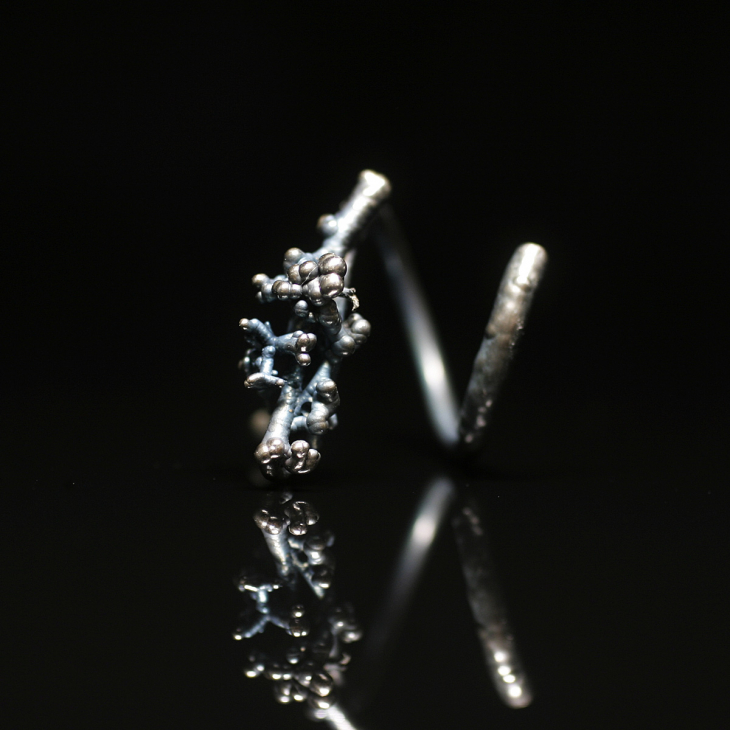 Кольцо в серебре Mystique, Лишайник, фото 1
