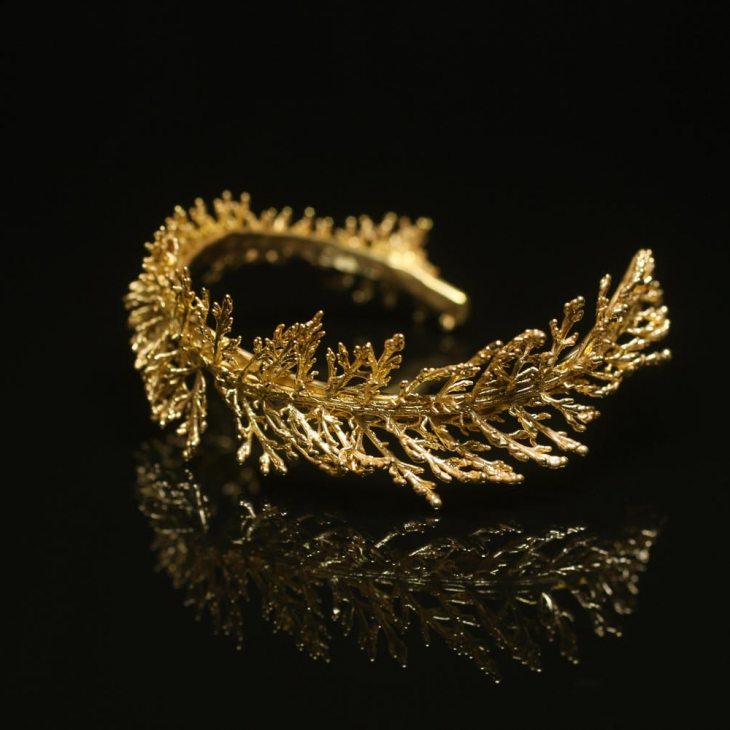 Браслет Flora в золоте, Тысячелистник, фото 4