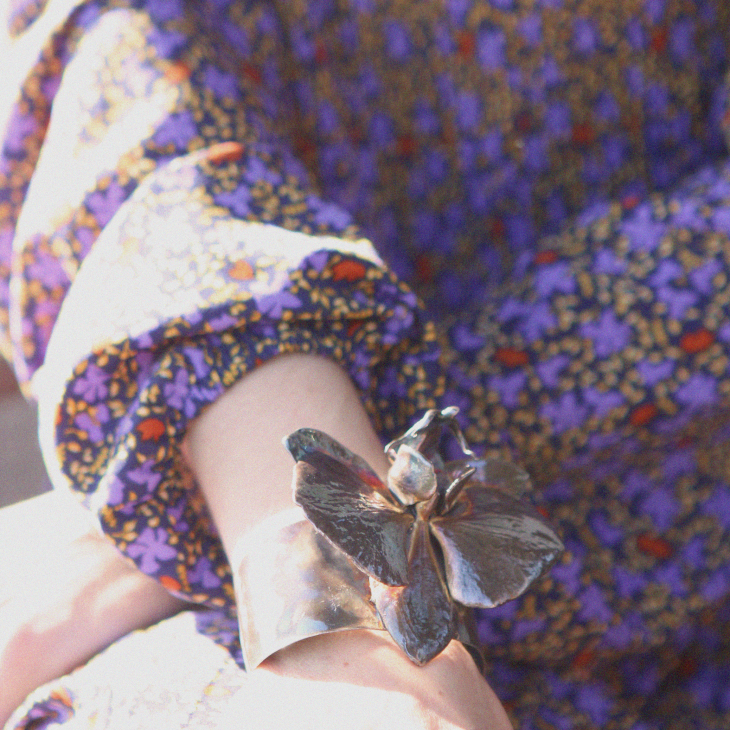 Браслет в серебре Fleur de Magique, Орхидея, фото 3