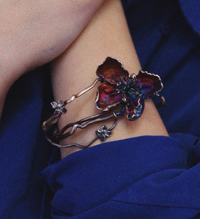 Браслет в серебре Fleur de Magique, Яблоня , фото 3