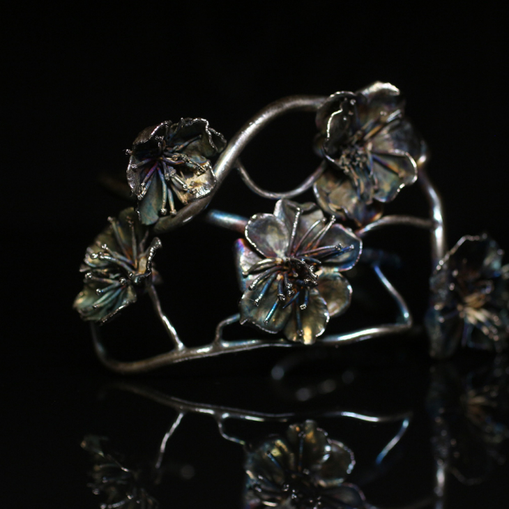 Браслет в серебре Fleur de Magique, Абрикос, фото 2