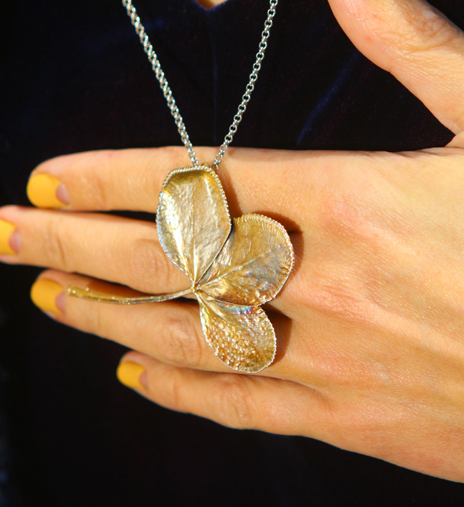 Pendant in silver, Clover, фото 3