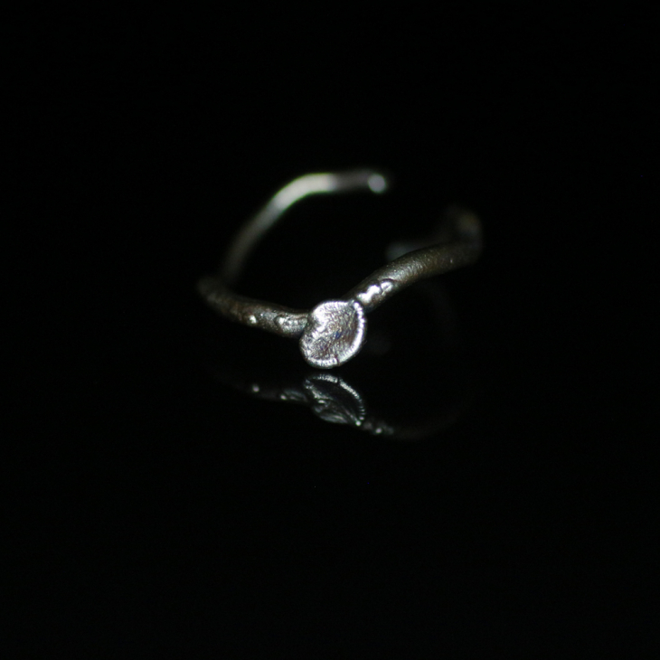 Ring in silver, Hydrangea , фото 3