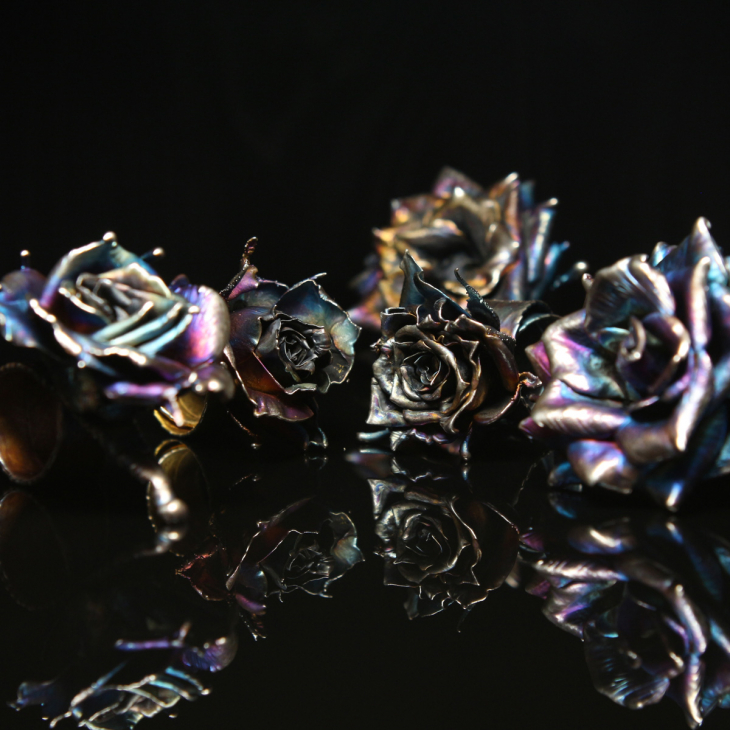 Кольцо в серебре Fleur de Magique, Роза, фото 2